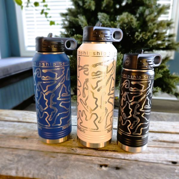 2024 World Championship Series double-wall insulated stainless steel bottle - Microstep Customs