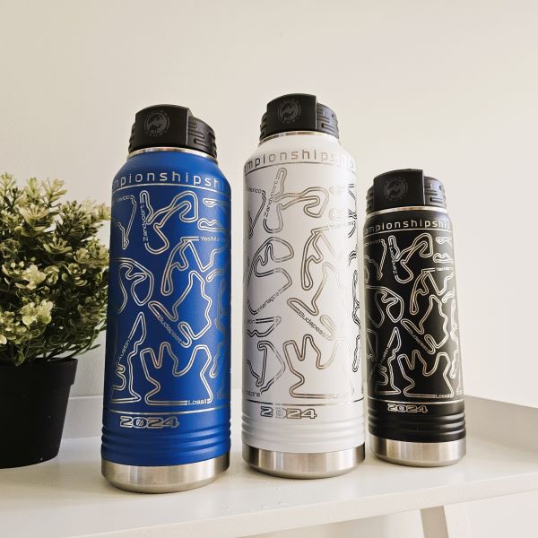 2024 World Championship Series double-wall insulated stainless steel bottle - Microstep Customs