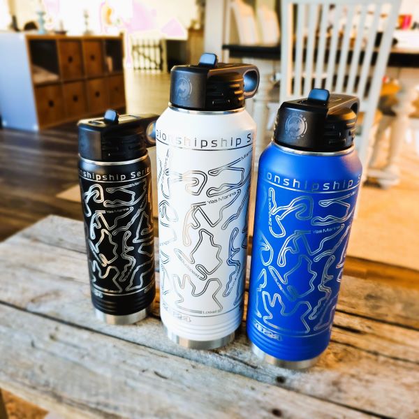 2024 World Championship Series double-wall insulated stainless steel bottle - Microstep Customs