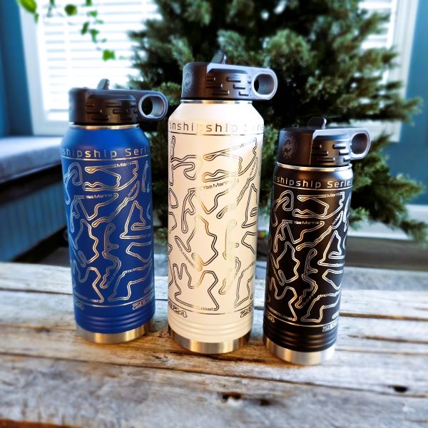 2024 World Championship Series double-wall insulated stainless steel bottle - Microstep Customs