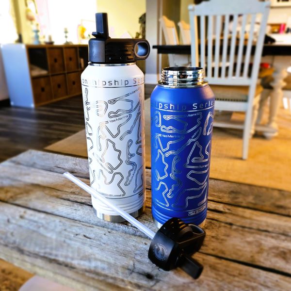 2024 World Championship Series double-wall insulated stainless steel bottle - Microstep Customs