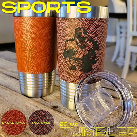 Personalized 20 oz Sports Tumbler - Microstep Customs