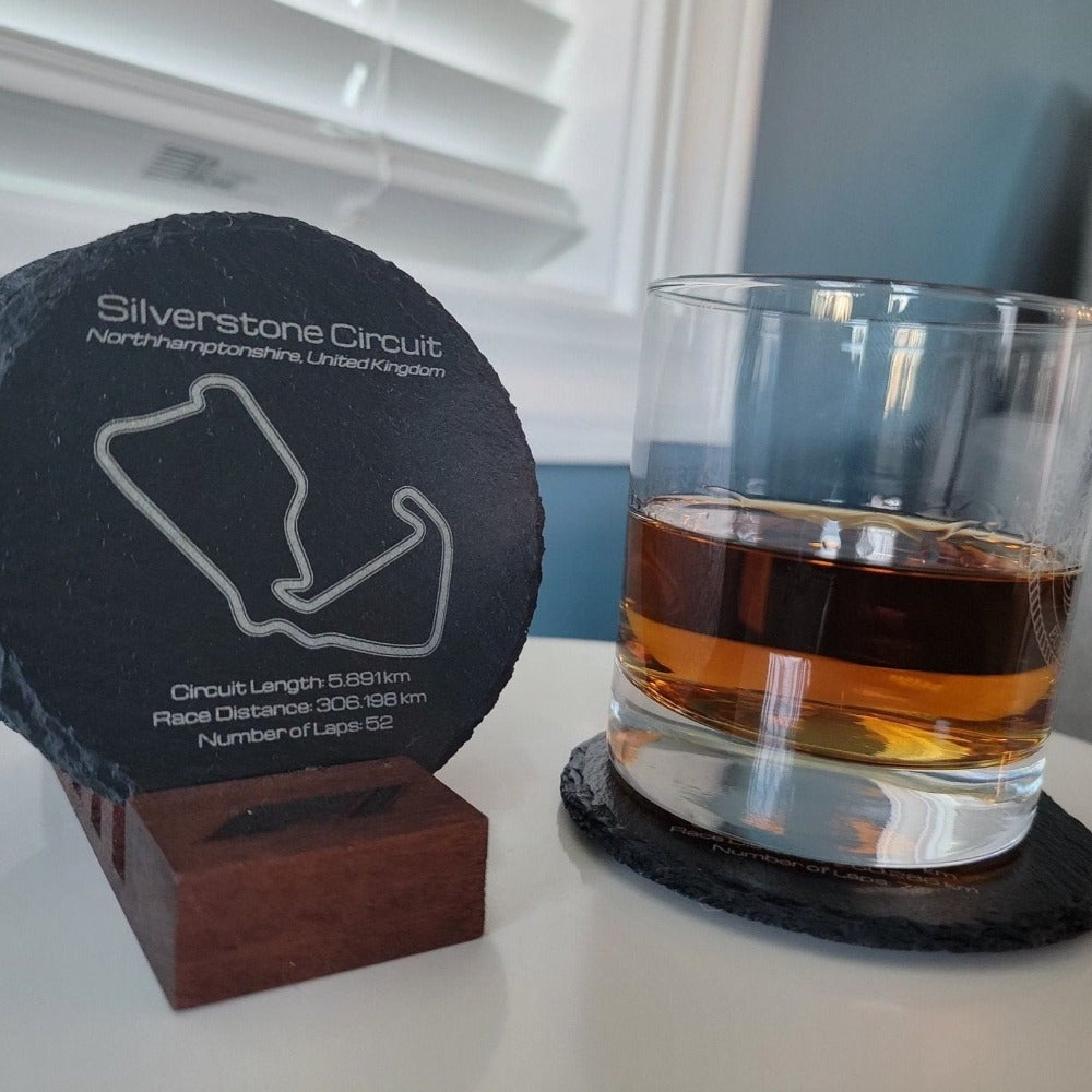 World Championship series gift slate coaster set - Microstep Customs